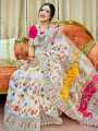 Puja New Half Silk Saree for women.