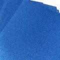Glitter Paper(Non Shed) Blue - Pack of Three.