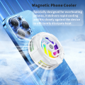 Mobilife Magnetic Phone Cooler for Gaming, High Power Semiconductor Cooling Fan for Phone, RGB Light.