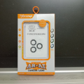 Camera lens protector for an iPhone 11 Pro/11 Pro Max/12 Pro.