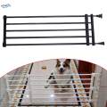 Expandable Gate Protector Barrier Retractable Dog Gate for Indoor Hall House 39to60cmx36cm Black. 