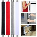2Pcs Smudges Decor Warmer Anti-static Appliance Handle Cover Refrigerator Door Handle Cover Kitchen Appliance Protector Velvet Cloth. 