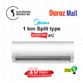 MIDEA 1 ton Split type AC INVERTER ( 10 years compressor warranty ) energy savings. 
