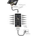 5V 3 pin ARGB Cable Splitter Hub ASUS AURA SYNC RGB Fan Hub Adapter SATA Power Extension Cable Adapter for PC RGB Fan Cooler. 