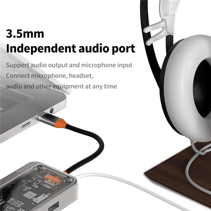 10%20in%201%20USB%20C%20Laptop%20Docking%20Station%20100W%20Multiport%20Transparent%20USB%20C%20Hub%20Dock%20for%20,%20Air/Pro%20Easy%20to%20Use%20-%20Image%208