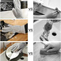 Water proof dishwashing gloves . Multiple use kitchen dish washing gloves free size. 