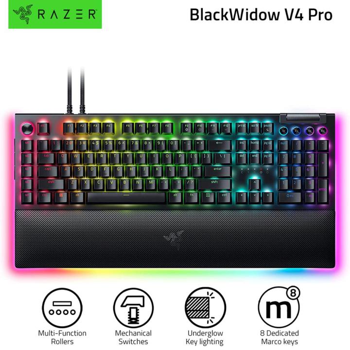 Razer BlackWidow V4 Pro - Mechanical Gaming Keyboard