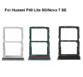 Replacement Dual Sim Tray Card Holder for Huawei Nova 7 SE Sim Slot.