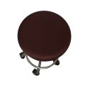 Removable Elastic Round Chair Cover  Solid Color Anti-Dirty Home Chair Slipcover Seat Protector. 