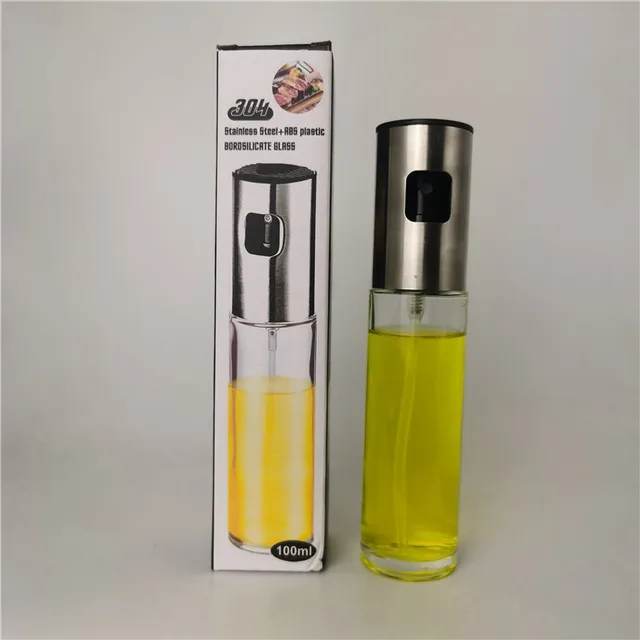 Olive Oil BBQ Oil Spray Bottle Stainless Steel Oil Spray Bottle