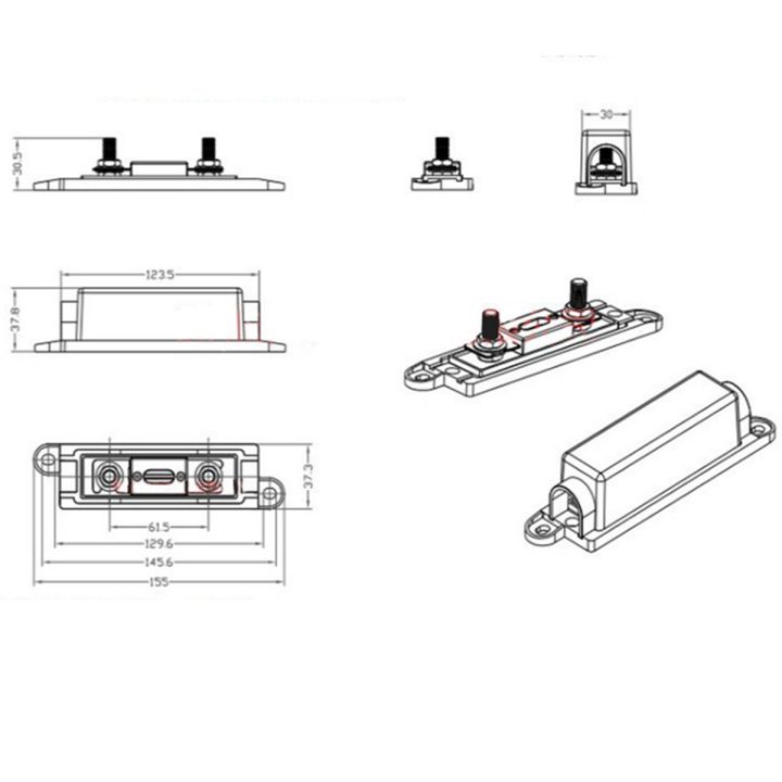 3Pcs%20Fuse%20Holder%20Bolt-on%20Fuse%20Car%20Electrical%20Protection%20ANL%20Fuse%20Fusible%20Link%20with%20Fuse%2080A%20Fuses%20AMP%20-%20Image%208
