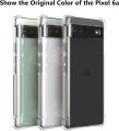 Google Pixel 6A Premium Silicone Case Crystal Clear Soft TPU Ultra-Thin Transparent Flexible Protective Mobile Phone Back Cover.