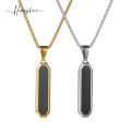 High Quality Men Fashion Jewellery Stainless Steel Round Chain Necklaces. 