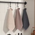Cotton Dishcloth Honeycomb Towel Can Be Hung Square Towel Household Kitchen Living Room Hand Towel Desktop Cleaning Cloth.