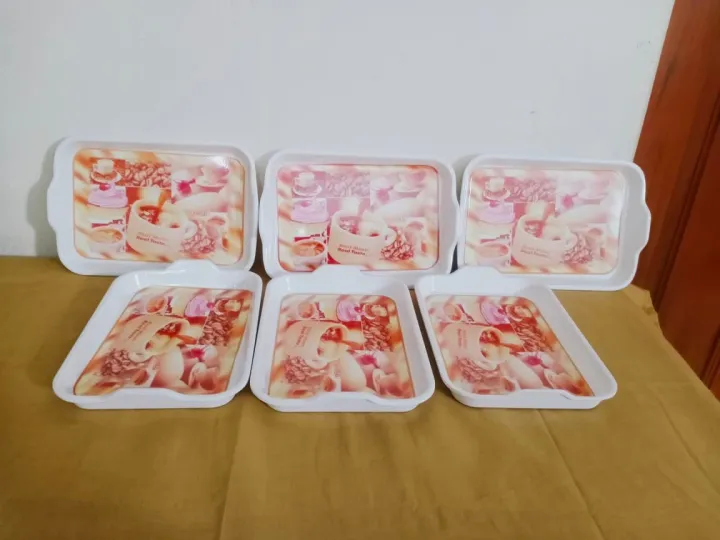 Small%20Exclusive%20Melamine%20Serving%20Trays/Platters%203%20Pcs%20%20for%20Tea%20Breakfast%20Bread%20Tray%20Snack%20Plate%20And%20Food%20Tray,%20Dishwasher%20Safe,%20BPA%20Free,Melamine%20Plastic%20Tray.%20-%20Image%207