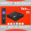 TX9 Pro 10K Ultra HD 8GB RAM + 128GB ROM Android 13 Smart TV Box. 