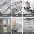 Aluminium Foil Stickers Vinyl Silver Oil proof For Kitchens 60CMx120 CM Adhesive. 