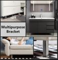 Adjustable Stainless Steel 6-30cm Furniture Legs Cabinet Table Sofa Bed Feet Furniture Legs Feet. 