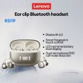 Original Lenovo RS119Pro OWS Ear Clip Wireless Earphones Bluetooth 6.0 Comfort Ultra Open Gaming Sports Headphones LED Digital Power Display New.