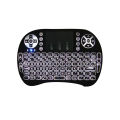 Mini Wireless Keyboard and Touch-pad Mouse - Black.