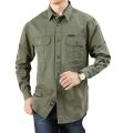 Denim Long Sleeve Casual Shirt For Men.