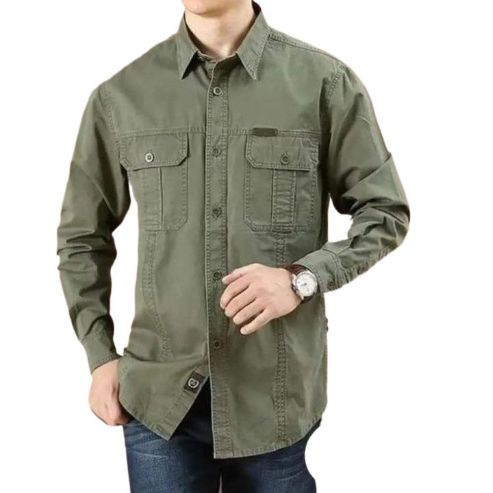 Denim%20Long%20Sleeve%20Casual%20Shirt%20For%20Men%20-%20Image%203
