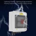 Photovoltaic Combiner Box 15A Fuse Solar Combiner Box DC1000V Short Circuit Protection Flame Retardant for RV. 