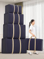 Foldable Large Capacity Clothing,Quilt Storage Bag,Dust-Proof and Removable,Sturdy,Travel,Moving Doggy Bag,Space Saving.