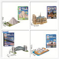 40 Style World Famous Architecture Building 3D Puzzle Model Construction 3D Jigsaw Puzzle Toys For Kids Christmas Gift MuXiaRe.