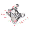 Aluminum Alloy Corner Brackets Screws Butterfly L-shaped Support Connector Removable Fasteners Corner Code Right Angle Bracket. 