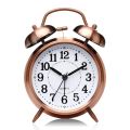 METAL BELL Alarm Clock Twin Bell Alarm Clock With  Dial Backlight Desk Clock Loud Alarm Clock. 