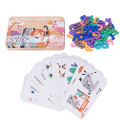 Number Alphabets Cards, Alphabets Cards Set Blocks for Preschool for Children. 