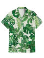 2024 Funny Tropical Leaf Shirt Men's Shirts Short Sleeve Hawaiian Shirts Mens Clothing Casual Beach Oversized Tops Clothes. 