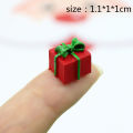 5PCS 1/12 Scale Miniature Dollhouse Christmas Gift Box Decoration Accessories.