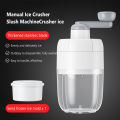 Home Manual Ice Crusher Slush Machine With Stainless Steel Blade Portable Detachable Slushie Machines. 