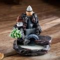 Backflow Incense Holder Waterfall Incense Burner Home Decor Aromatherapy Ornament Incense Cones with Backflow Incense Cones.