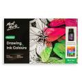 Mont Marte Drawing Ink Colours 24pc x 7ml.