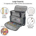 Coffee Maker Bag Single Coffee Brewer Waterproof Storage Bag with Extra Pockets Coffee Machine Storage Bag. 