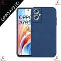 Silicone Case For OPPO A79 5G / Protection Smooth Soft Silicone Back Cover Case. 