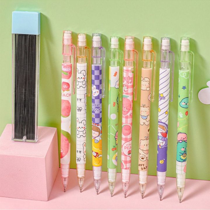 Movable%20Pencil%200.5mm%20Mechanical%20Pencil%20Peach%20Astronaut%20Automatic%20Pencils%20Cute%20Animals%20Press%20Pen%20Student%20-%20Image%204