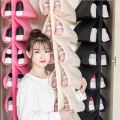 Shoe Organizer Dustproof Hanging Shoe Storage Bag Rotatable Shoe Storage Bag 12 grid.