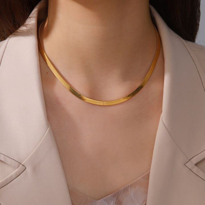 (New)kyrim%20tainle%20Teel%20nake%20chain%20necklace%20for%20women%20men%20minimalit%20gold%20color%20choker%20neck%20chain%202022%20trend%20jewelry%20gift%20hot%20-%20Image%205
