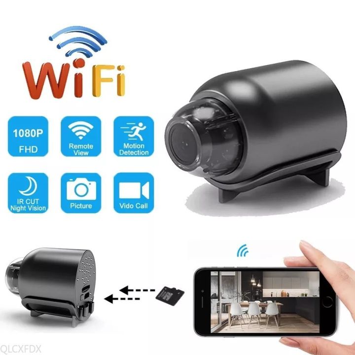 MC X5 Mini WiFi Camera HD Camera Included Sound Detector App Control for Home Office Micro USB Baby Monitor Take Screenshots Record Videos