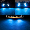 2 Pcs LED Fog Light Bulbs 8000K Ice Blue 3000 Lumens 30W High Power H8/H1/880/881/5202/9005/HB3/9006/HB4/P13W Fog Bulbs. 