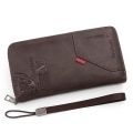 New Men Long Wallets Phone Pocket Handbags Name Engraving Card Holder Male Clutch Bag Purses Big Capacity Quality Men's Wallet.