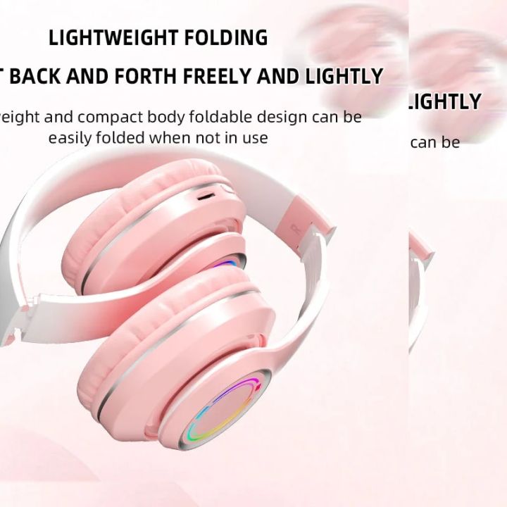 Wireless%20Headphones%20Bluetooth%205.3%20Earphones%20Foldable%20Gaming%20Headset%20Sport%20Headphone%20with%20Mic%20Music%20Earbuds%20400mAh%20-%20Image%204