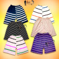 6 Pieces Stripe Boy Half Pant Same Design by Any color. 
