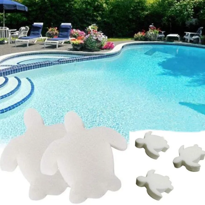50Pcs%20White%20Floating%20Spa%20Sponge%20Turtle%20Oil%20Absorbing%20Hot%20Tub%20Skimmer%20Scum%20Absorber%20Cleaners%20for%20Swimming%20Pool%20-%20Image%209