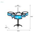Simulation Drum Sets Preschool Learning Toys for Children Kids Holiday Gifts.