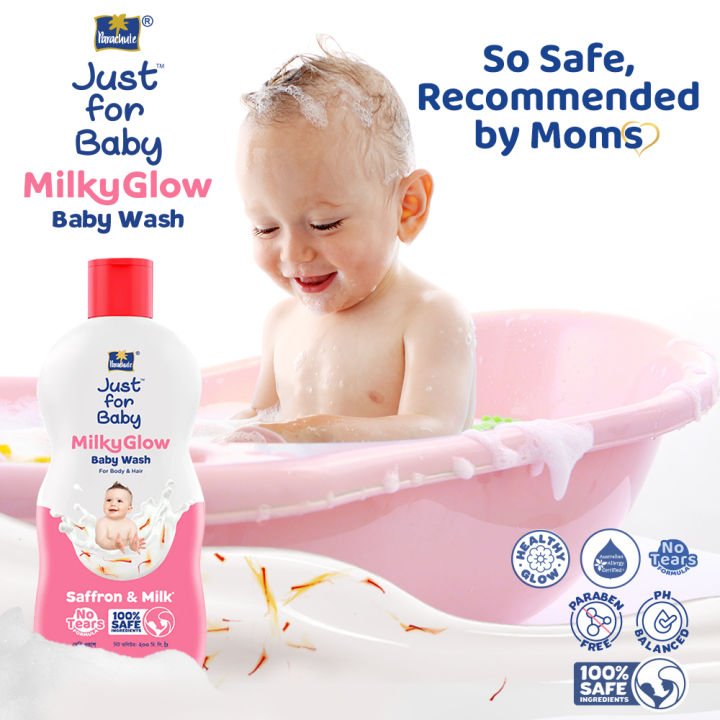 Parachute%20Just%20For%20Baby%20-%20Milky%20Glow%20Wash%20100ml%20-%20Image%202